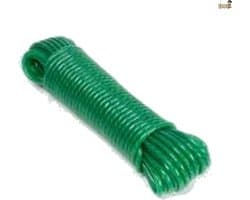 Waslijn Touw - Kledinglijn Koord - Kleding Drogen - Gecoat Polyethyleen - 50 meter - Groen