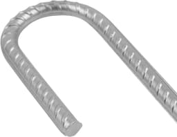 10 stuks 12 inch grondankers, stalen J haak palen, gegalvaniseerde spijkers voor trampolines, tenten en luifels — thumbnail 5