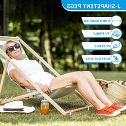 8 Stuks Grondpalen en Grondankers van 30 cm, J-Haak Tentpinnen voor Beveiliging van Tenten, Tuinpalen en Campingluifels — thumbnail 2