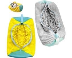 Herbruikbare Waszak voor Sneakers en Schoenen, 2 Delen met Rits, Ideaal voor Wasmachine en Bescherming tijdens het Wassen
