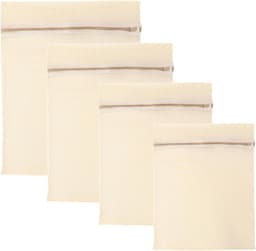 Premium Katoenen Wasnet Set van 4 Stuks, Ideaal voor Ondergoed, Bh's en Delicate Was, Waszakken voor de Wasmachine en Reizen — thumbnail 1