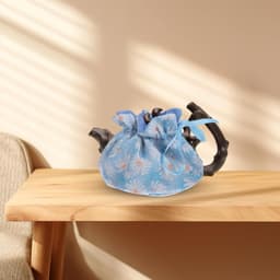 1set Theepot Warmhouder Met Bloemmotief Warmtebestendige Hoes Voor Theepot Temperatuur Voor Thee Geschikt Voor Diverse Theepotten Elegant Veilig Gebruik — thumbnail 3