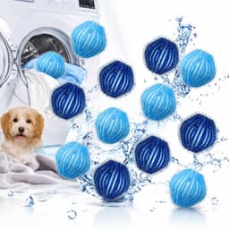 12x Witte Wasballen - Effectieve Pluis- en Haarverwijdering — thumbnail 1