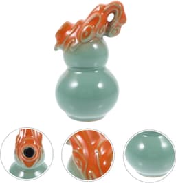 1set Drijvende Theepot Waterval Decoratie Creatieve Ceramische Theepot Met Onzichtbare Waterstroom Voor Tuin Bureau Unieke Sfeerdecoratie — thumbnail 5