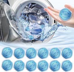 Wasmachine-vangers voor wasmachine, haarvanger voor wasmachine, ballen voor wasmachine, herbruikbare ballen voor wasmachine, schone dierenharen (blauw) — thumbnail 1