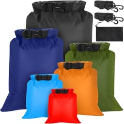 Tas, 6 stuks, waterdicht, 1,5/2,5/3/3,5/5/8 l, voor kajakken, rafting, wandelen, kamperen — thumbnail 1