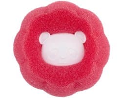 Dirt Devil Laundry Balls 3-delige Wasbollenset - Effectieve Reiniging van Hondenaccessoires - Herbruikbaar Kunststof - Inclusief Netzakje - Rood/Grijs - 6x4x5 cm per Stuk