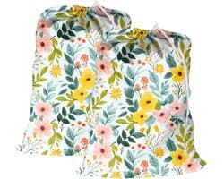 Set van 2 Opvouwbare Waszakken van Oxford Stof voor Spring