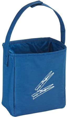 Wasknijperzak Polyester 17 x 19 x 10 cm - Blauw — thumbnail 2