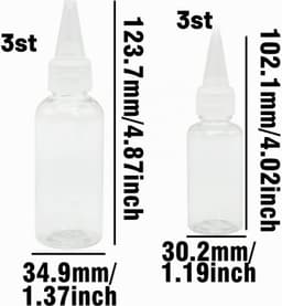 Knijpkruiderijflessen - Doorzichtig - 30 ml - Herbruikbare Plastic Doseerflessen - Voor Sauzen en Vloeistoffen — thumbnail 5