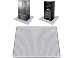 Lekvrije siliconen opvangbak - waterdicht - voor wasmachine, koelkast en droger, 60x60 cm
