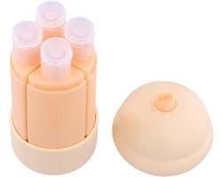 4 stuks siliconen reisflessen 240 ml, navulbaar, lekvrij, voor vliegtuigen, reiscontainers voor shampoo, crème, vloeistoffen en lotion, 4 stuks
