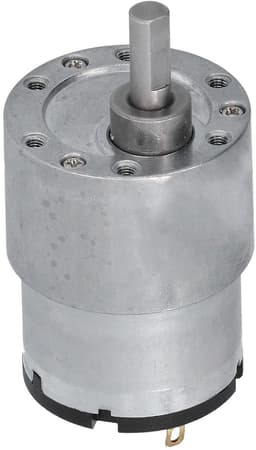 12V Tandwielmotor Metalen Constructie Koperen Wikkelingen 6mm D-as Snelheidsreductie voor Robotica Slimme Huizen Motor Snelheid Verminderend Systeem — thumbnail 1