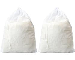 Wasnetten voor de wasmachine - 2 grote waszakken van 70 x 90 cm, ideaal voor delicate kleding en bescherming tijdens het wassen