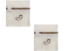 Set van 2 Waszakken voor Gevoelige Kleding, Ideaal voor Bh's, Sokken en Bedlinnen, 18 x 20 cm, Perfect voor de Wasmachine