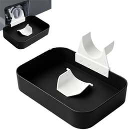 Lekbak Wasmachine - Afvoerbak voor wasmachine - Afvalwaterbak van de wasmachine - Afvalwateropvangbak - 18.4 × 13.6cm - Geschikt voor wasmachines - Zwart — thumbnail 1