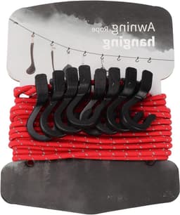Draagbare Waslijn - Reiswaslijn Kledinglijn - Buiten Drogen - Reflecterend Staaldraad - Onbekend - Rood — thumbnail 1