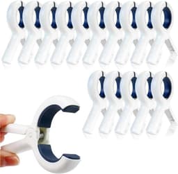 Grote Wasknijpers - Handdoek Klemmen - Was Ophangen - Sterke Klemkracht - 15 Stuks - Blauw — thumbnail 1