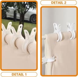 15 stuks- wasknijpers-wasknijpers kunststof -wasknijpers groot-wasknijpers plastic -Droogrek Knijpers -Knijpers-Binnen en Buiten-Strandlaken Knijpers - Badlaken Clips -Voor Handdoeken, Hoed, Jurken,Badhanddoek-Winddicht-Anti Slip-Drie kleuren — thumbnail 3