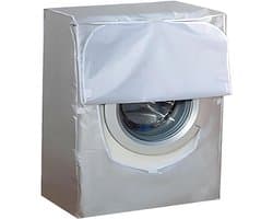 Wasmachine Beschermhoes - Stofdichte Hoes voor Wasmachines en Drogers - Wasmachine overtrek - 62 x 50 x 89 cm - Waterdicht, Zonwerend en Stofdicht - Past op de meeste machines met voorlader - Zilver