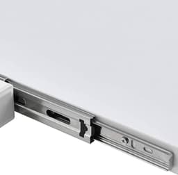 Stapelrek Wasmachine Droger - Verbindingsframe Uittrekbaar - Ruimte Besparen - Met Uittrekbare Plank - 60x54cm - Wit — thumbnail 3