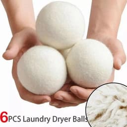 Vt products - Wol Droger Ballen - Herbruikbare Wasballen - Versnelt Droogtijd — thumbnail 3