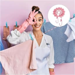 Waslijn met Clips - Uittrekbare Lijn - Kleding Drogen - Weerbestendig Ontwerp - 18 Meter - Blauw — thumbnail 2