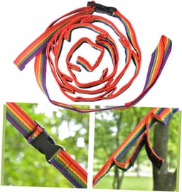 Draagbare Waslijn - Tent Touw - Kleding Drogen - Met Gesp - 2 Stuks - Kleurrijk — thumbnail 5