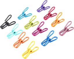 RVS Kledinghangers - Waslijnprikkers Klemmen - Kleding Drogen - Roestvrij Staal - 20 stuks - Multicolor — thumbnail 4