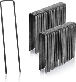 Grondanker - 100 stuks - 150 mm lang, 25 mm breed, 2,9 mm dik staal - Metalen grondankers voor bevestiging in de grond — thumbnail 1