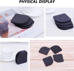 8 Stuks Anti-Vibratie Pads voor Wasmachine en Koelkast - Geluiddempende Rubber Matten voor Bescherming tegen Krassen en Vibrationen — thumbnail 4