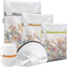 Waszakken, Wasmachine-Waszakken, Herbruikbare En Duurzame Mesh-Waszakken Voor Delicate Blouses, Kousen, Ondergoed, Bh's, Lingerie En Babykleding - 5 Verschillende Maten — thumbnail 1