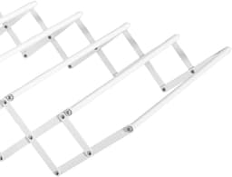 OKWISH Wandtrockner – Uitrekbaar En Opvouwbaar – 63,5 X 60 X 20 Cm – Metaal – Wit – Ruimtebesparende Wandmontage Voor Binnen En Buiten — thumbnail 2