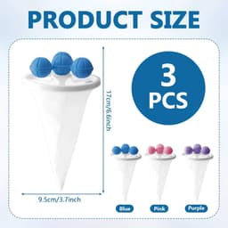 Solidchoice - Herbruikbare Pluisvangers voor de Wasmachine, Set van 3 — thumbnail 3