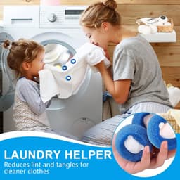 Dierenhaarverwijderaar 8 stuks - Herbruikbare pluisballen - Veilig voor wasmachine - ShopVlot — thumbnail 5