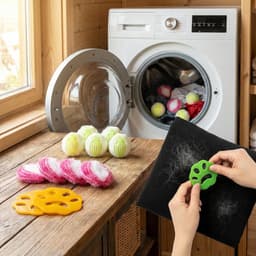 Huisdierhaarverwijderaar wasbal 16 stuks - pluizenbollen voor wasmachine - effectief kattenhaar verwijderen - ShopVlot — thumbnail 4