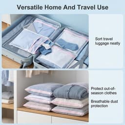 Wasnet 60 x 60 cm - fijnmazig waszak - met roze ritssluiting - bescherming voor gevoelige kleding - ShopVlot — thumbnail 4