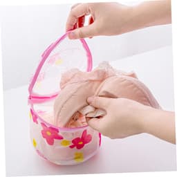 1 Stuk-waszak- waszakje bh-waszakjes met rits-waszakken voor wasgoed-mesh waszakken-waszakken-waszak klein -wasnet--Waszakje Lingerie- wasmachine zakken-Beschermt Kleding-Cilindrische Ritsen Wasmachinetas — thumbnail 4