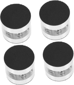 Luidspreker Voetjes - Speaker Dempers - Audio Verbetering - Schokabsorberend - 4 Stuks - Zilver — thumbnail 1