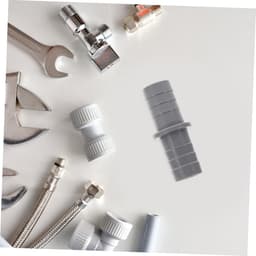 Afvoerslang Verlenger - Wasmachine Adapter - Slang Verbinding - Roestvrijstalen Klem - 65 x 28 cm - Grijs — thumbnail 5