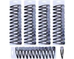 60pcs hair clips barrettes 2 inch snap non slip metal barrettes - ShopVlot