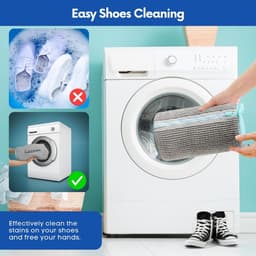 Omgoods - Set van 2 Sterke Waszakken voor Kleding — thumbnail 3