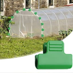 SnelShoppen - 11mm Tuinclips voor Kassen, Plant Clips, Foliebedekking, Tunnelboogclips, 30 Stuks van Duurzaam PP Plastic, Antislip en Sterk — thumbnail 3