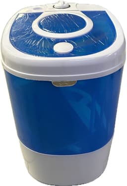 SP® Mini Wasmachine - Camping Wasmachine - Miniwasmachine met Centrifuge - Wit/Blauw - 32cm x 36cm x 37cm — thumbnail 1