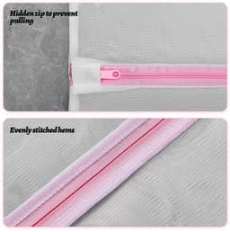 Dailygoods - 10 Stuks Wasnet Voor Wasmachine, Waszak Wasmachine Wasnet Grote Mesh Waszak Voor Shirts Bh's Sokken Schoenen Truien Babykleding (3 Maten) — thumbnail 4
