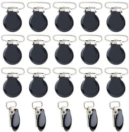 20 stuks ijzeren zware tapijthangclips 3.5x2.8cm zwarte metalen clip voor het ophangen van tapijten wandclips tapijtgrippers zware clips voor tapijt handdoek sjaal — thumbnail 1