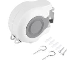 Retractable Clothesline for Clothing Giant Exterior Wall Dryer with 2 Sliding Clotheslines Easy Installation Indoor and Outdoor for Balcony