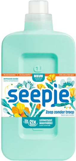Seepje Wasmiddel Universeel - 126 wasbeurten - 6 x 945ML - Voordeelverpakking — thumbnail 3