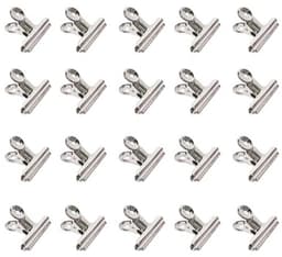 22 mm Bulldog Clips - Sterke Metalen Klemmen voor Documenten, Foto's en Labels - 20 Stuks — thumbnail 1