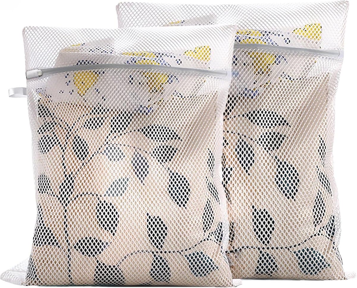 Twee herbruikbare waszakken, geschikt voor delicate kleding, ondergoed, sokken, enz., met bescherming tegen vervorming, 30*40 cm. — afbeelding 1